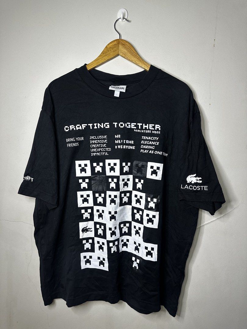 LACOSTE X MINECRAFT (Category: Tshirts & Polo Shirts ) located in Molave. Submitted by thriftmate13 (Listing ID 1466589158, Image 1). Description: .