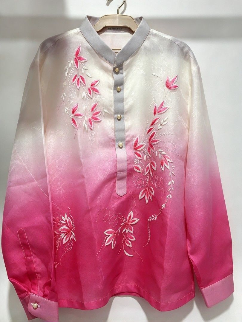 large hand painted monochromatic barong tagalog for men (Category: Formal Shirts) located in Lumban. Submitted by barongnicia (Listing ID 1466700219, Image 1). Description: What you're getting: 100% Brand New & Unworn Premium quality Filipino Barongs Perfect fit ready to wear These are from confirmed customer orders that were cancelled never worn, still in original packaging & perfect condition! Same great quality, just extra pieces we'd love to 