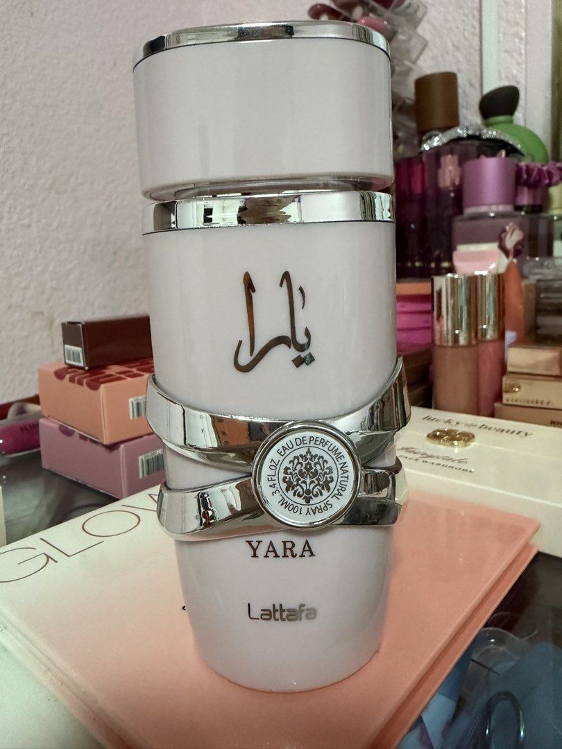 Lattafa Yara (Category: Fragrance & Deodorants) located in Paranaque City. Submitted by wakeupnmakeup.ph (Listing ID 1466743431, Image 1). Description: Authentic with box 95% full.