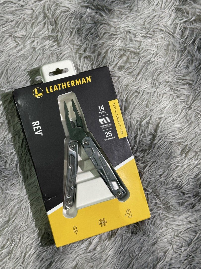 LEATHERMAN REV MULTI TOOLS (Category: Construction Tools & Equipment) located in Legazpi City. Submitted by albay.hype.shop (Listing ID 1466573390, Image 2). Description: LEATHERMAN REV MULTI TOOL 2,280 ONLY! MADE IN USA 14 TOOLS SRP: 4,500 .