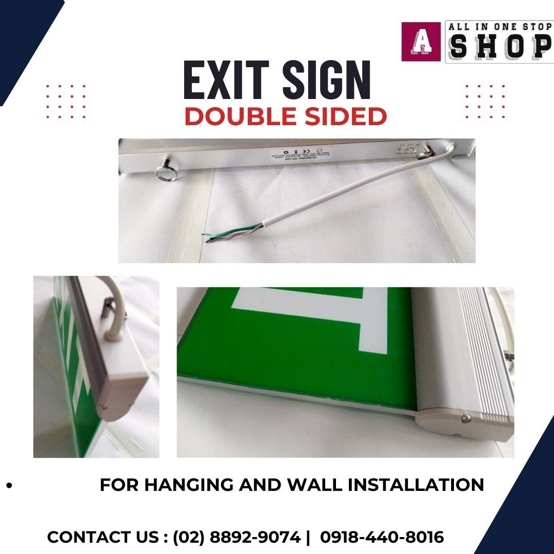 LED EXIT SIGN (Category: Lighting) located in Makati City. Submitted by johnstonecoolingmakati (Listing ID 1466576652, Image 1). Description: For more information about our items, please feel free to send us a message. We’ll be happy to assist you with your inquiries and orders. Thank you for your support! 🤍.