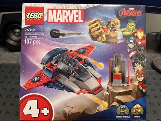 LEGO Marvel Captain America Sam Wilson Minifigure with Shield, Toys ...
