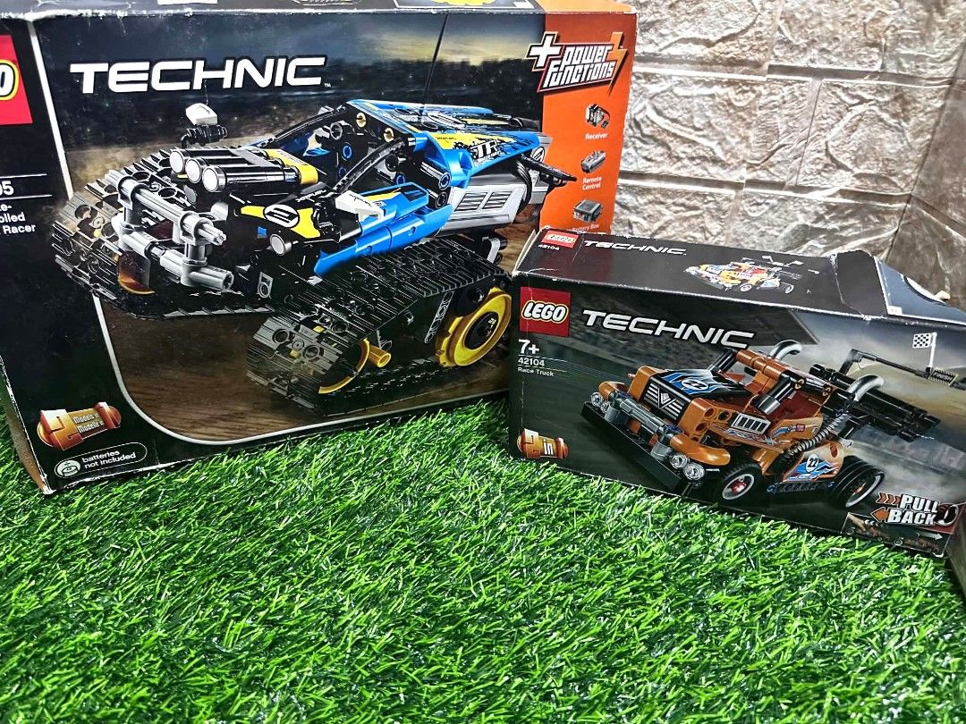 LEGO Bundle LEGO Technic (Category: Lego & Building Sets) located in Antipolo. Submitted by saribymonica (Listing ID 1466689131, Image 1). Description: 🏷️ FOR SALE: LEGO Technic Bundle (As-Is / Decluttering) Details: Set 1: LEGO Technic 42095 (Remote-Controlled Stunt Racer) Condition: Unsure if 100% complete, but the parts and motors have been kept safe inside plastic bags since being stored away. Issue: The remote control has a battery leak fro