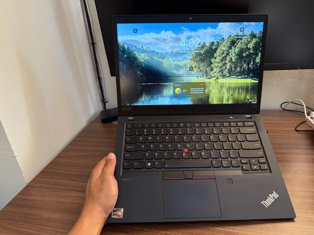 Lenovo Thinkpad T14 GEN 2 RYZEN 7 (Category: Laptops & Notebooks) located in Quezon City. Submitted by agent_red (Listing ID 1466578112, Image 2). Description: Lenovo Thinkpad T14 GEN 2 RYZEN 7 PRO Business Laptop Price: 24,990 pesos only Condition: Secondhand Best price guaranteed ♥️ Specification: ▪️Model : Lenovo Thinkpad T14 GEN 2 ▪️Processor: Ryzen 7 PRO 5850U Octacore 1.9~4.4GHz ▪️Memory: 16GB 3200 MT/s DDR4 RAM ▪️Storage: 512GB SSD NVME ▪️
