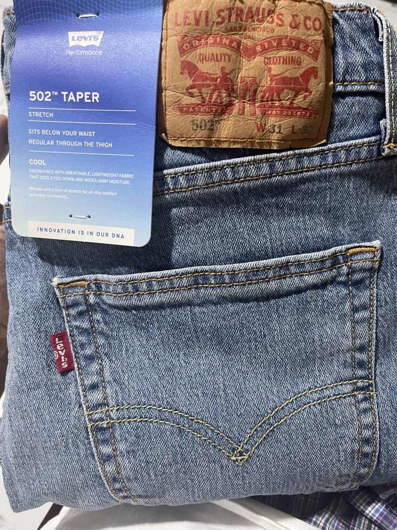 Levi’s 502 (Category: Jeans) located in Santa Rosa. Submitted by pickerpau (Listing ID 1466579221, Image 1). Description: Levi’s 502 Straight Tapered fit Size on Tag: W31 L30 Stretch Brand new with Tags Original price: 5k Selling for only 2290+sf.