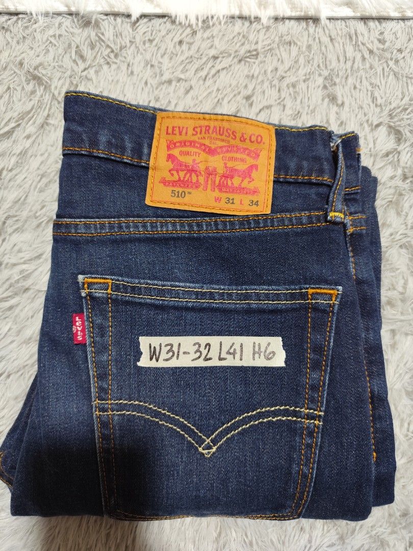 Levis 510 W31 L34 (Category: Jeans) located in Compostela. Submitted by fashiondeamar (Listing ID 1466641423, Image 3). Description: Levis 510 W31 L34 Actual W31-32 L41 Hem 6.