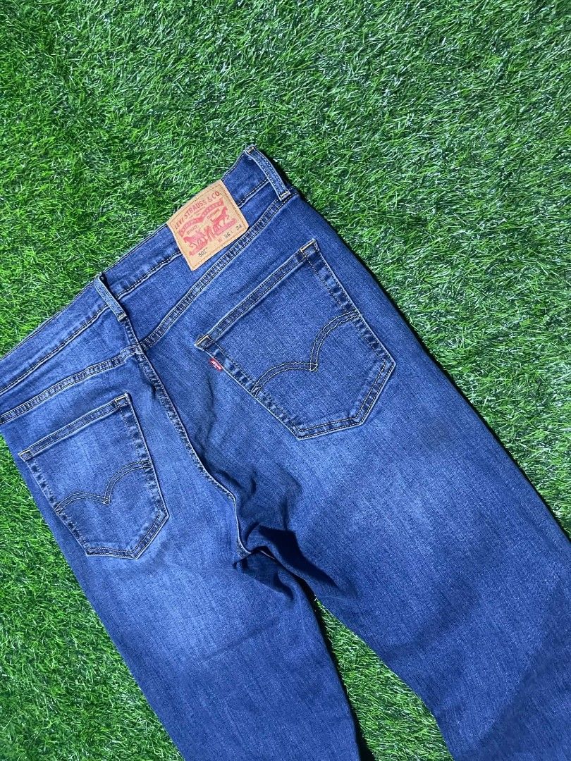 Levi's 502 | W36 (Category: Jeans) located in Pangantucan. Submitted by calmwhale_cb83a8 (Listing ID 1466572608, Image 3). Description: - Authentic Levi's 502 Water<Less denim jeans - Classic 5-pocket design with button and zipper fly - Stylish light fading and whiskering wash details - Signature red tab and brown leather back patch - Clean interior with unique printed pocket bag graphics - Comfortable fit for daily wear - PM for measurements or 