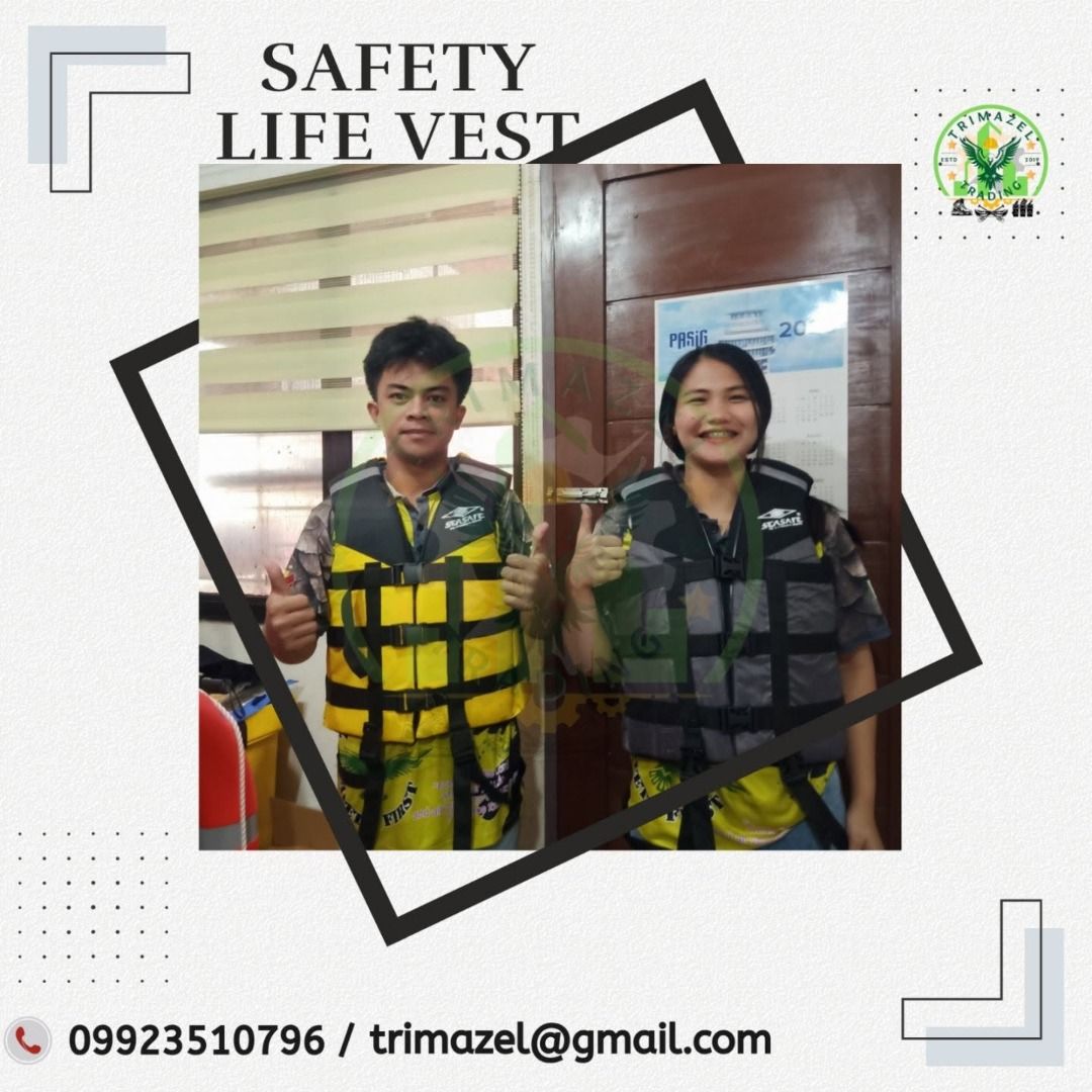 life vest (Category: Water Sports) located in Quezon City. Submitted by irishbayaban20 (Listing ID 1466624879, Image 1). Description: ✅ Guaranteed lowest price ✅ Quality products ✅ 100% LEGIT TRUSTED SUPPLIER! ✅ With Complete Legal Documents ✅ BIR Registered We Supply All Kinds Of PPE Supplies, Raincoat, Hard Hat, Cooler Box, Plastic Trash Bin, Road Barriers, Kayak Boats, Crystal Kayak, Traffic Cone, T-Bollards & All Kinds Of Safety Shoes. Open F
