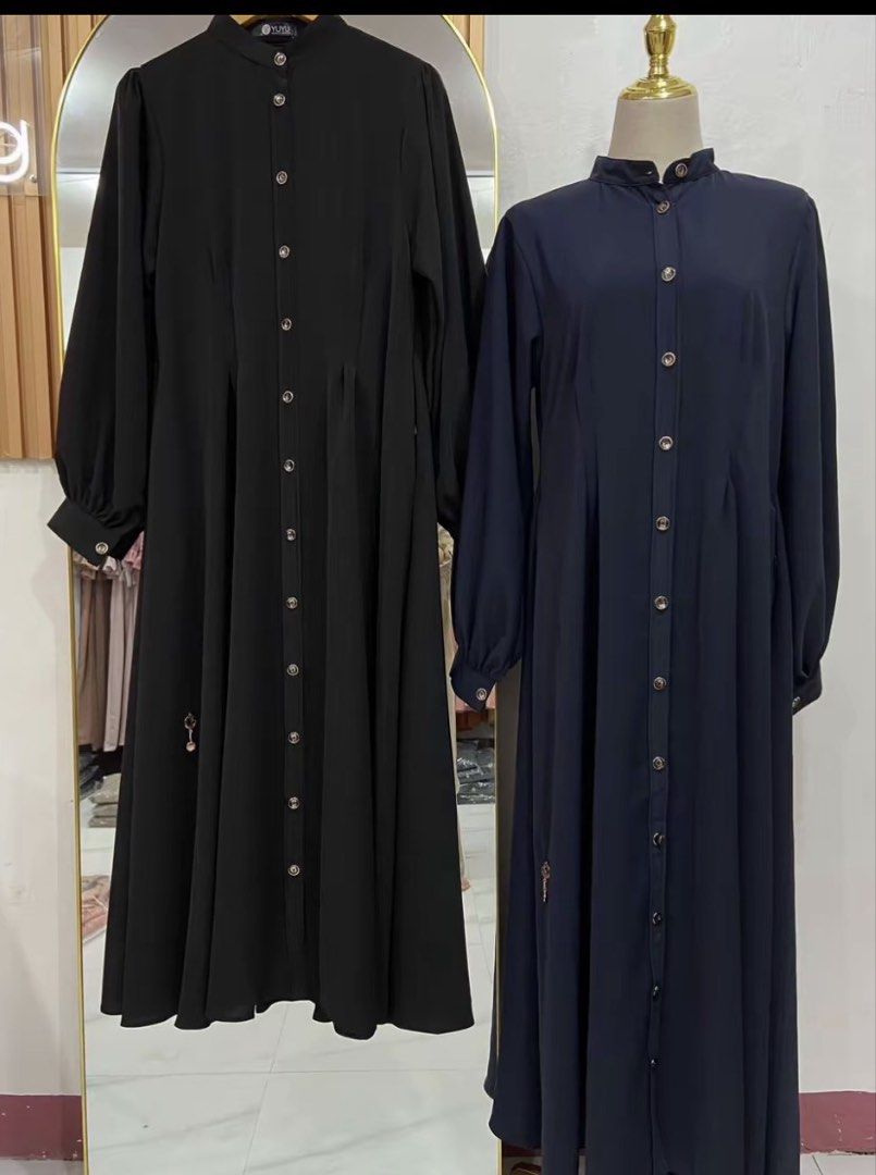 Abaya (Category: Dresses) located in Manila. Submitted by aly3456 (Listing ID 1466618865, Image 2). Description: Srp: 1699 Size : small height 5'0 & up High aquality available Colors: Navy blue , old rose, black.