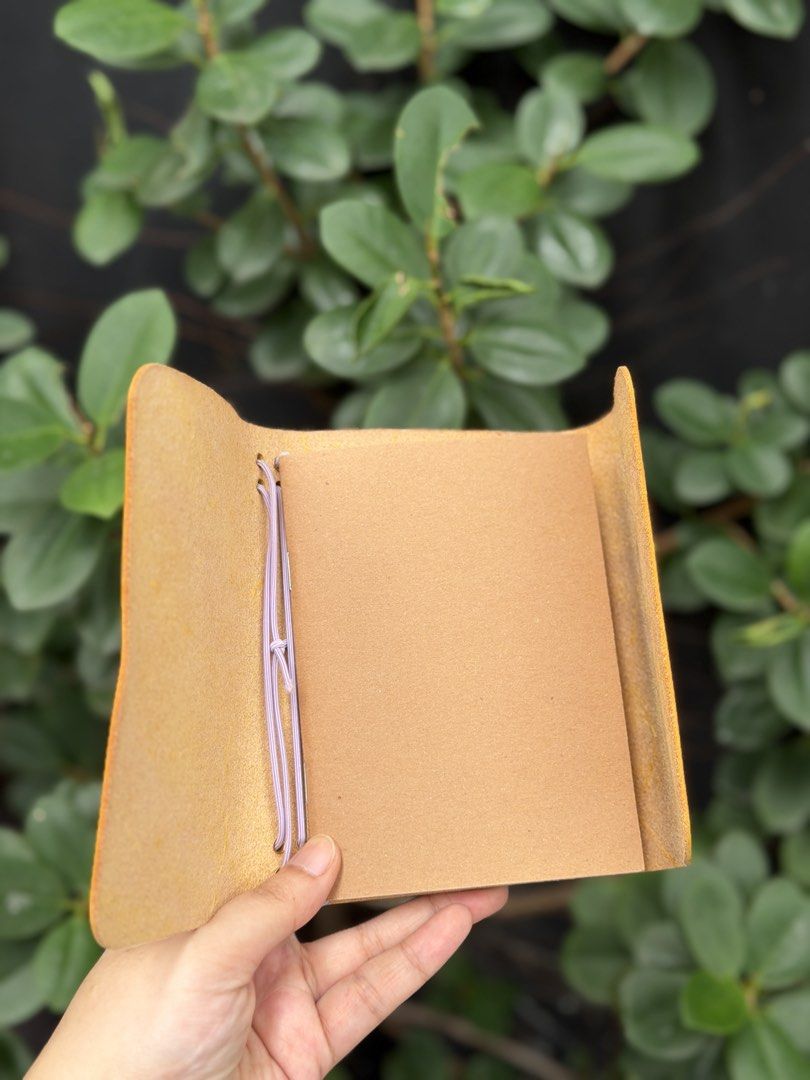 Louise Carmen Inspired Leather Notebook (Category: Other Stationery & Craft) located in San Fernando. Submitted by conteur.shop (Listing ID 1466616428, Image 3). Description: Custom, handmade pocket-sized leather notebook cover crafted as a personal project. Inspired by the Ernest layout of Louise Carmen, this cover is built with premium materials and thoughtful details for everyday carry. Item Details & Specifications: - Material: Genuine Italia