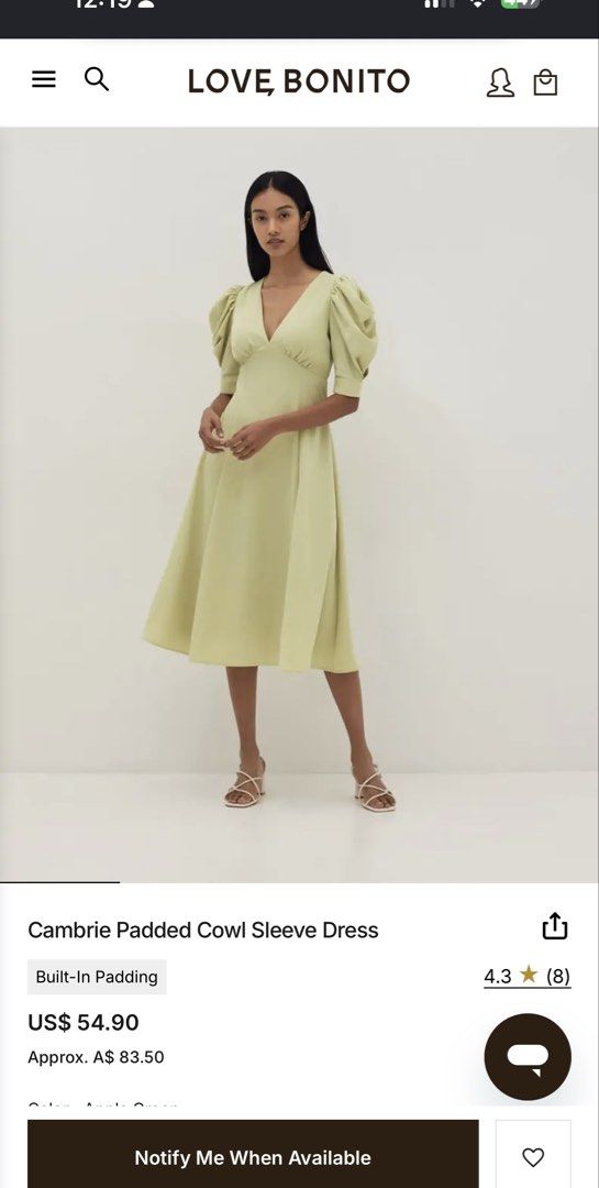 Love bonito padded dress (Category: Dresses) located in Quezon City. Submitted by iamashopperforclothes (Listing ID 1466740494, Image 1). Description: Small.