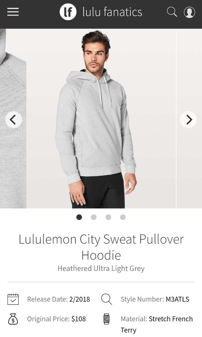 Lululemon city sweat pull over hoodie L (Category: Coats, Jackets and Outerwear) located in San Pedro. Submitted by thriftersthrift (Listing ID 1466693492, Image 1). Description: Width(inches) :22.5 Length(inches) :27 Good condition Already wash Color rate : 10/10 🌵ALL ITEMS ARE FROM UKAY BALE SO MANAGE YOUR EXPECTATION 🌵 ASK SELLER FOR MORE INFORMATION COLOR MAY CHANGE TRU LIGHTING.