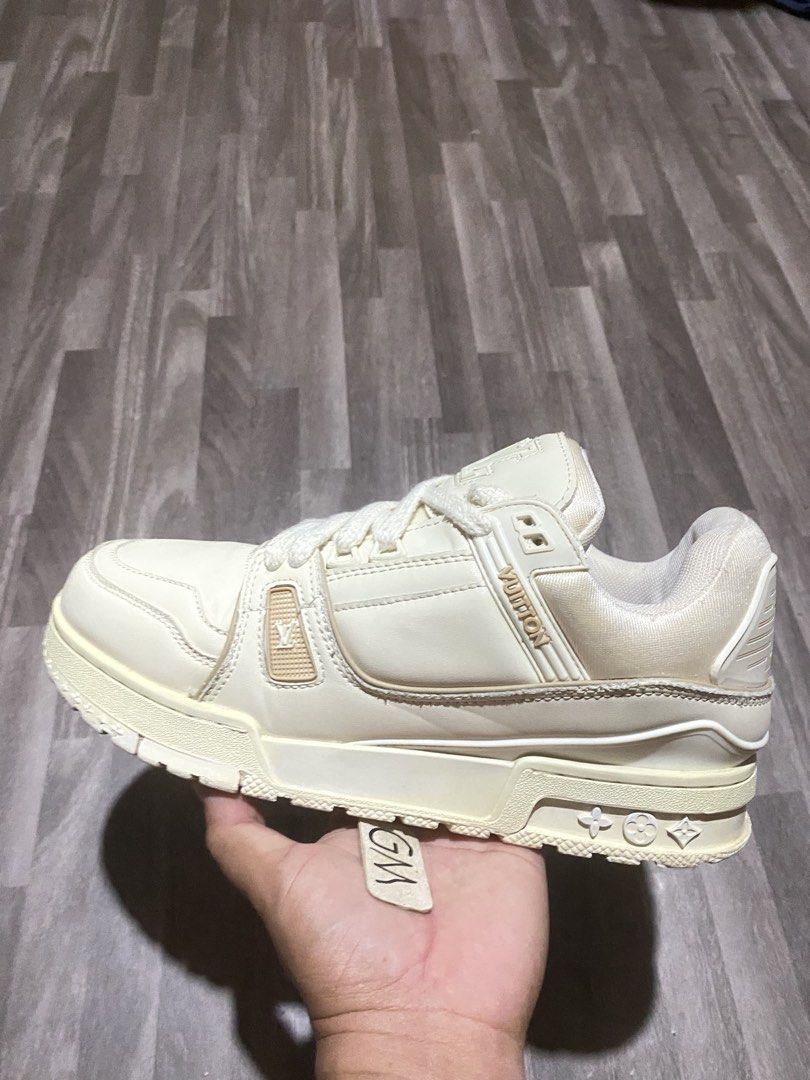 LV Trainer Sneaker (Category: Sneakers) located in Cebu City. Submitted by freemoon.b85e0c (Listing ID 1466743226, Image 1). Description: LV Trainer Sneaker Thrifted/2nd hand Size 9 us/8 uk/42 euro/27 cm Price 1550 plus sf Good condition.