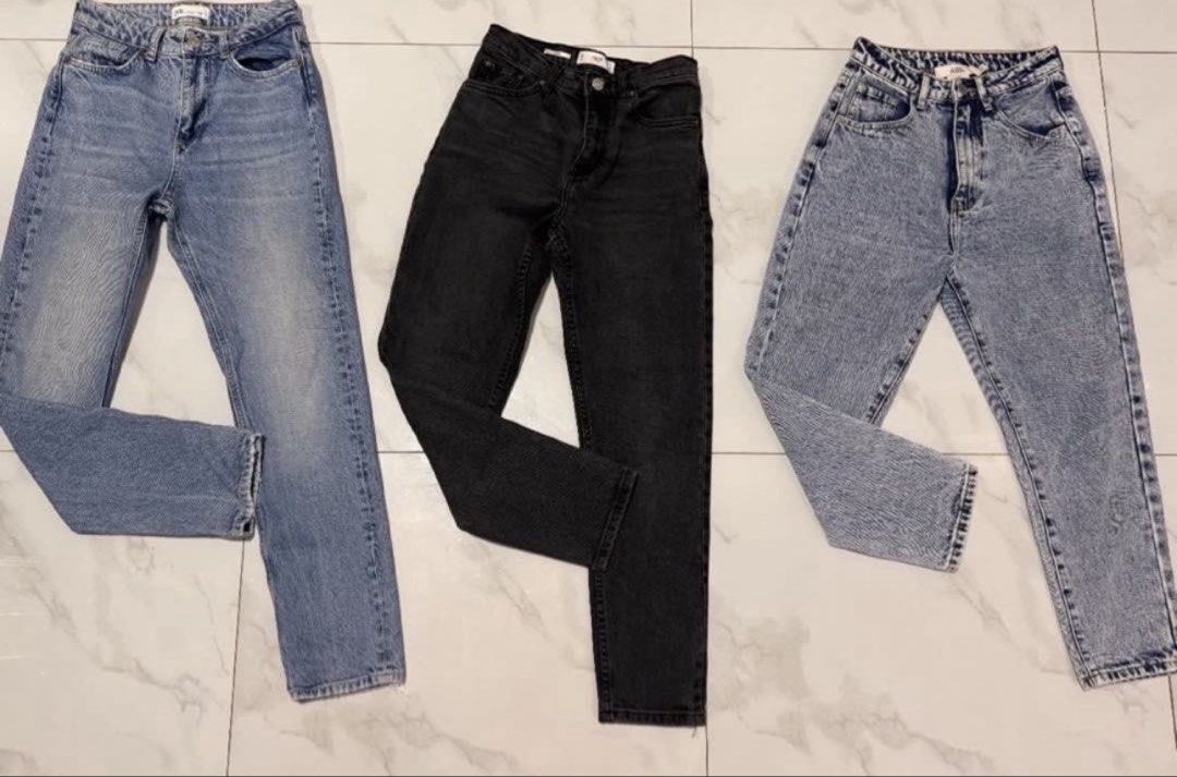 MANGO JEANS (Category: Jeans) located in Quezon City. Submitted by prelovedsaleitems (Listing ID 1466639960, Image 2). Description: Love Bonito Zara Takeall 2500.