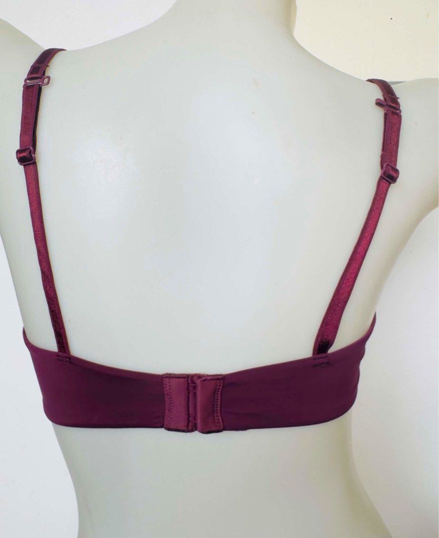 maroon nonwire bra 34b (Category: Undergarments & Loungewear) located in San Jose. Submitted by 99ners (Listing ID 1465501921, Image 2). Description: .