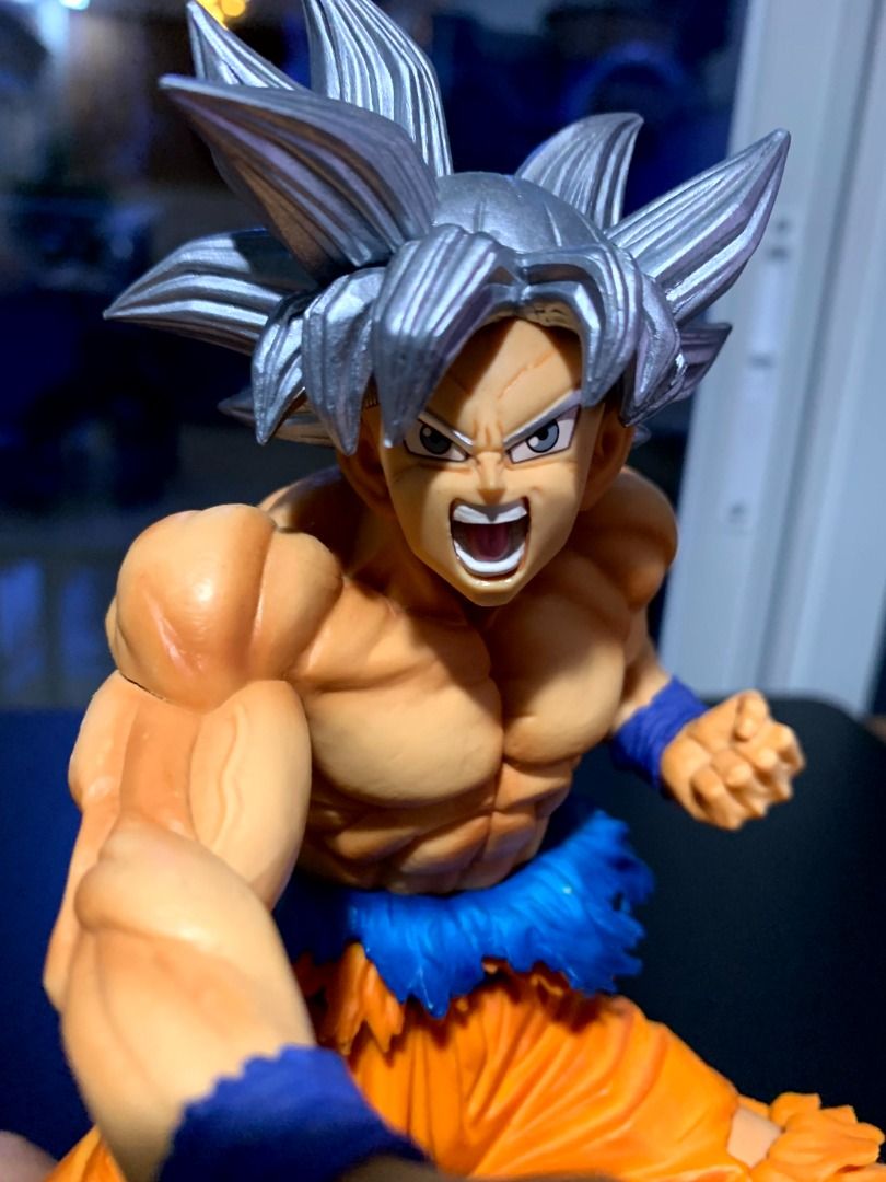 Masterlise - UI Goku (Category: Figurines & Statues) located in Davao. Submitted by store.teamdenzhobbies (Listing ID 1466734981, Image 2). Description: INFO: Authentic, Loose MARKINGS: Body ISSUE: No foot support, paint transfers & minor scratches.