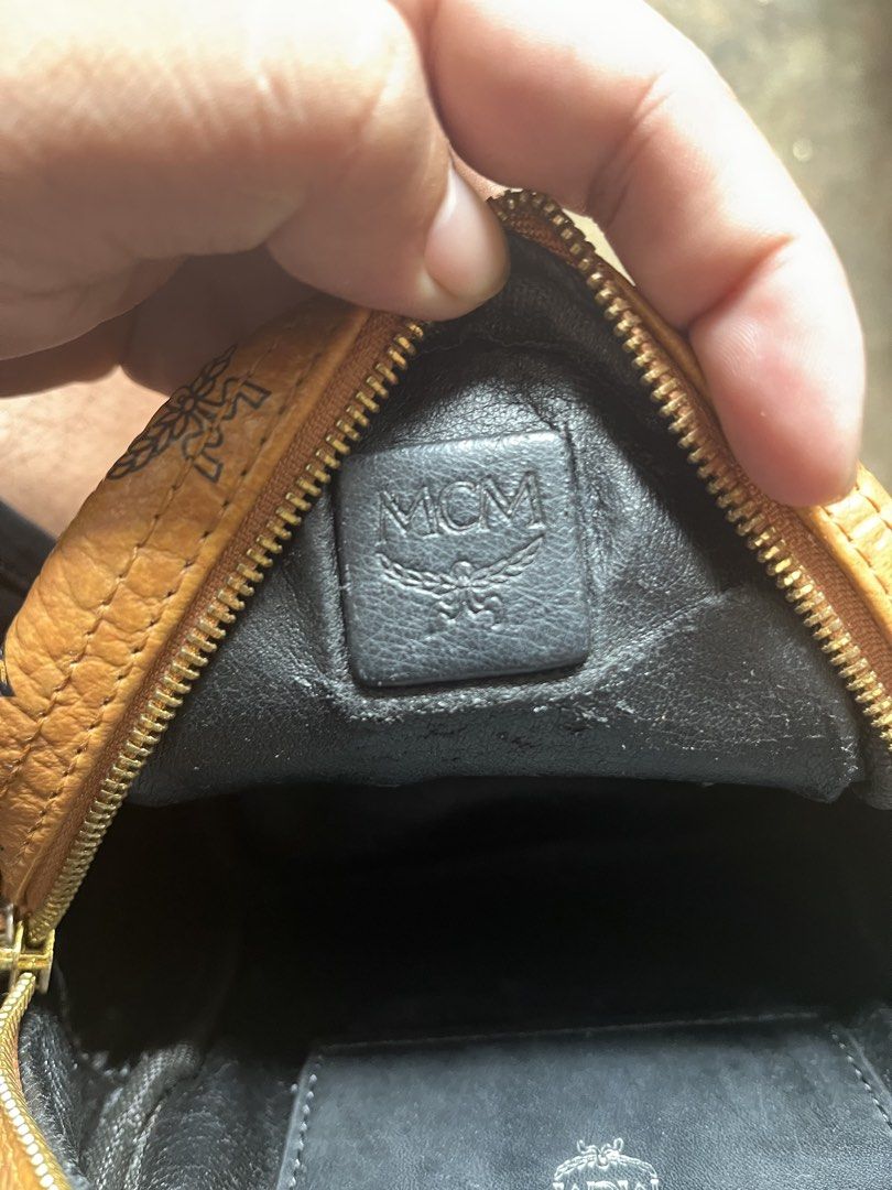 MCM Stark Backpack (X-Mini / Bebe Boo Visetos) issue : missing sling (Category: Luxury Bags & Wallets) located in Manila. Submitted by jimsuron (Listing ID 1466678053, Image 3). Description: .