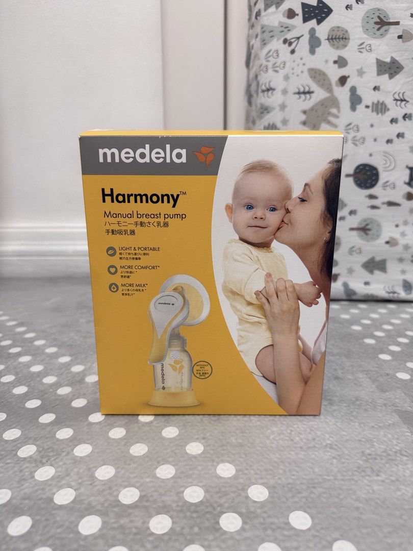 Medela Harmony Manual Breast Pump (Category: Breastfeeding & Bottle Feeding) located in Quezon City. Submitted by ellabelles (Listing ID 1466723381, Image 1). Description: Authentic Medela Harmony manual breast pump in original box. Light, portable, and BPA-free. Gently used or brand new in box, comfortable to use, and helps express more milk efficiently..