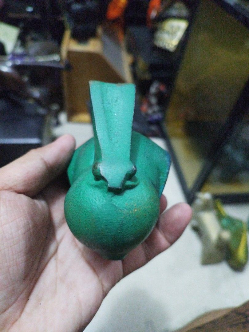 Metal rabbit with marking (Category: Vintage Collectibles) located in San Rafael. Submitted by jflshoppe1989 (Listing ID 1466648676, Image 3). Description: .