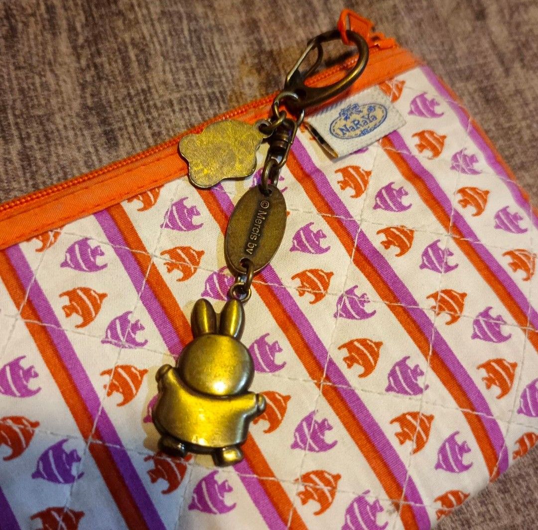 Miffy Charm Keyring (Category: Purses & Pouches) located in Dagupan City. Submitted by matchaisinlove (Listing ID 1466659660, Image 2). Description: ₱120 + sf — supperr cute, no flaws, SIGN OF USAGE lang po, can provide measurements, 900 yen orig price size: - 𝓶𝓸𝓭: 𝙹𝙽𝚃 𝓶𝓸𝓹: 𝚐𝚌𝚊𝚜𝚑 🎀thrifted so pls do manage your expectations. ❗no return & cancellation. 🌷feel free to pm me! 📍 Pangasinan, Philippines.