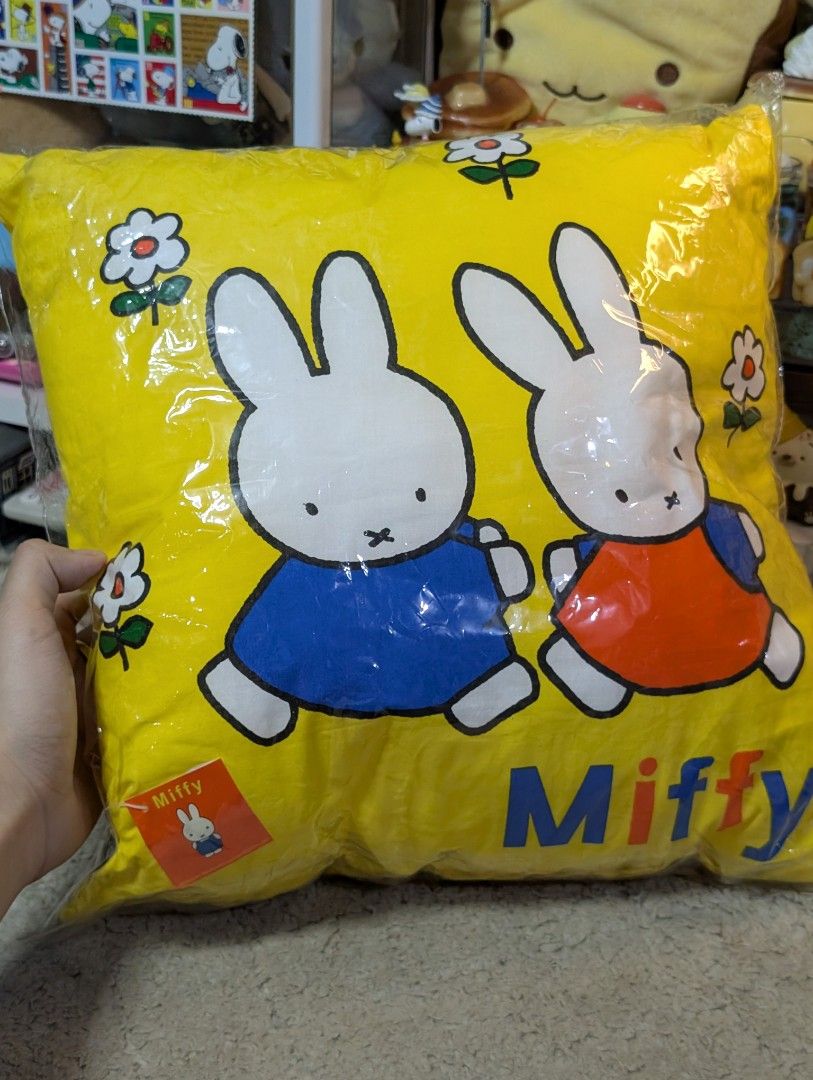 Miffy Soft Pillow (Category: Plushies & Soft Toys) located in San Pedro. Submitted by eurisilvers (Listing ID 1466719700, Image 2). Description: — shipping is via J&T Express — mop: gcash, maya, bank transfer — location: san pedro city, laguna.