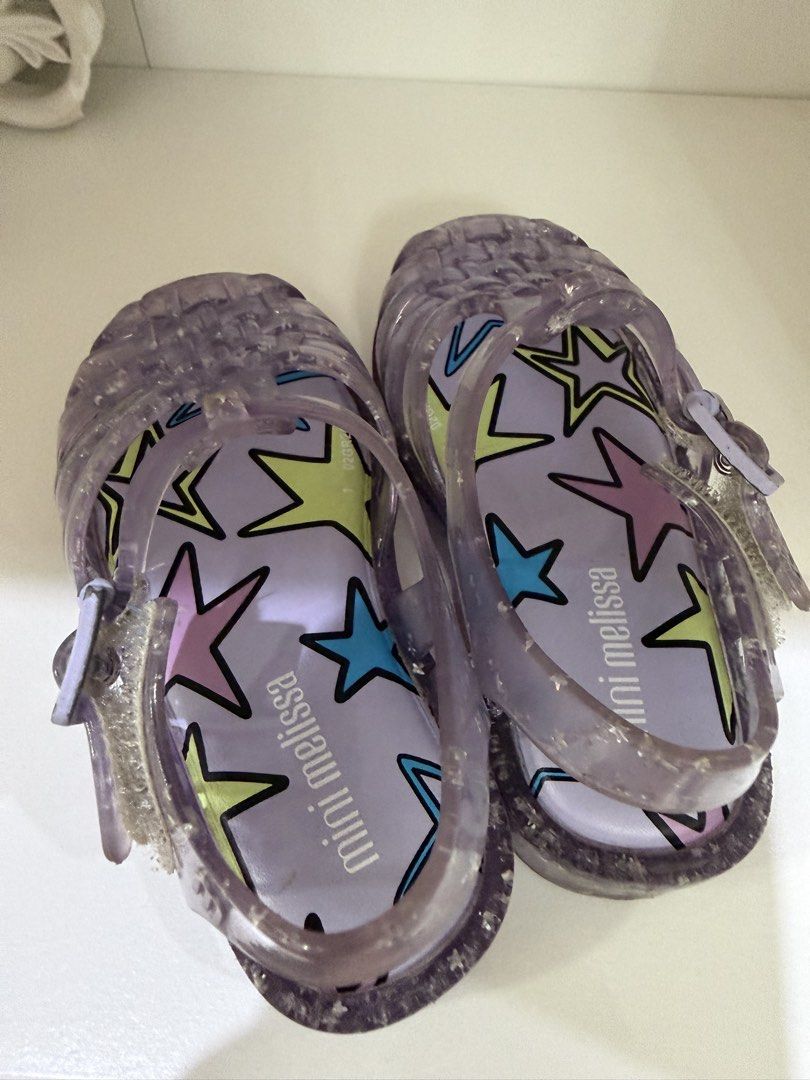 Mini Melissa (Category: Babies & Kids Fashion) located in Manila. Submitted by mommyknowsbest (Listing ID 1466613887, Image 3). Description: 100% Authentic Size: EUR 25, US 8 Condition: 9/10 Still with a little scent RFS: Outgrown Price: P 380+ SF MOP: BDO, BPI or GCash.