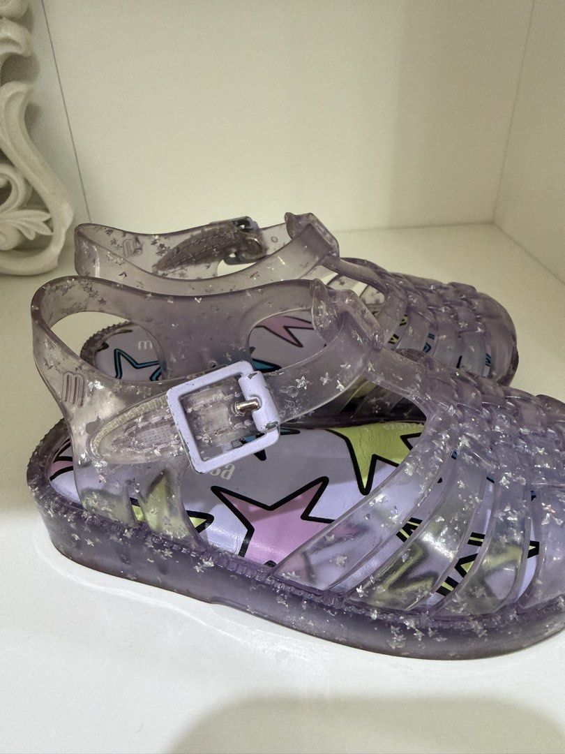 Mini Melissa (Category: Babies & Kids Fashion) located in Manila. Submitted by mommyknowsbest (Listing ID 1466613887, Image 2). Description: 100% Authentic Size: EUR 25, US 8 Condition: 9/10 Still with a little scent RFS: Outgrown Price: P 380+ SF MOP: BDO, BPI or GCash.