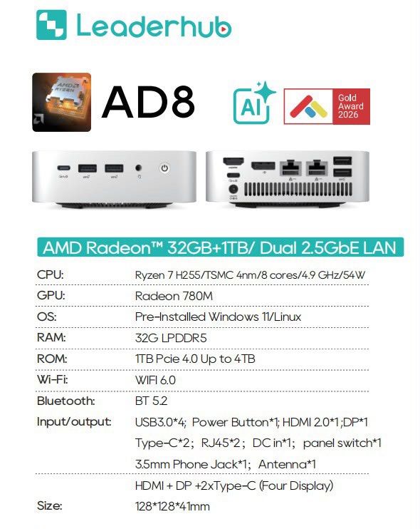 Mini PC (Category: Desktops) located in Singapore. Submitted by happyangel82 (Listing ID 1466564485, Image 1). Description: .