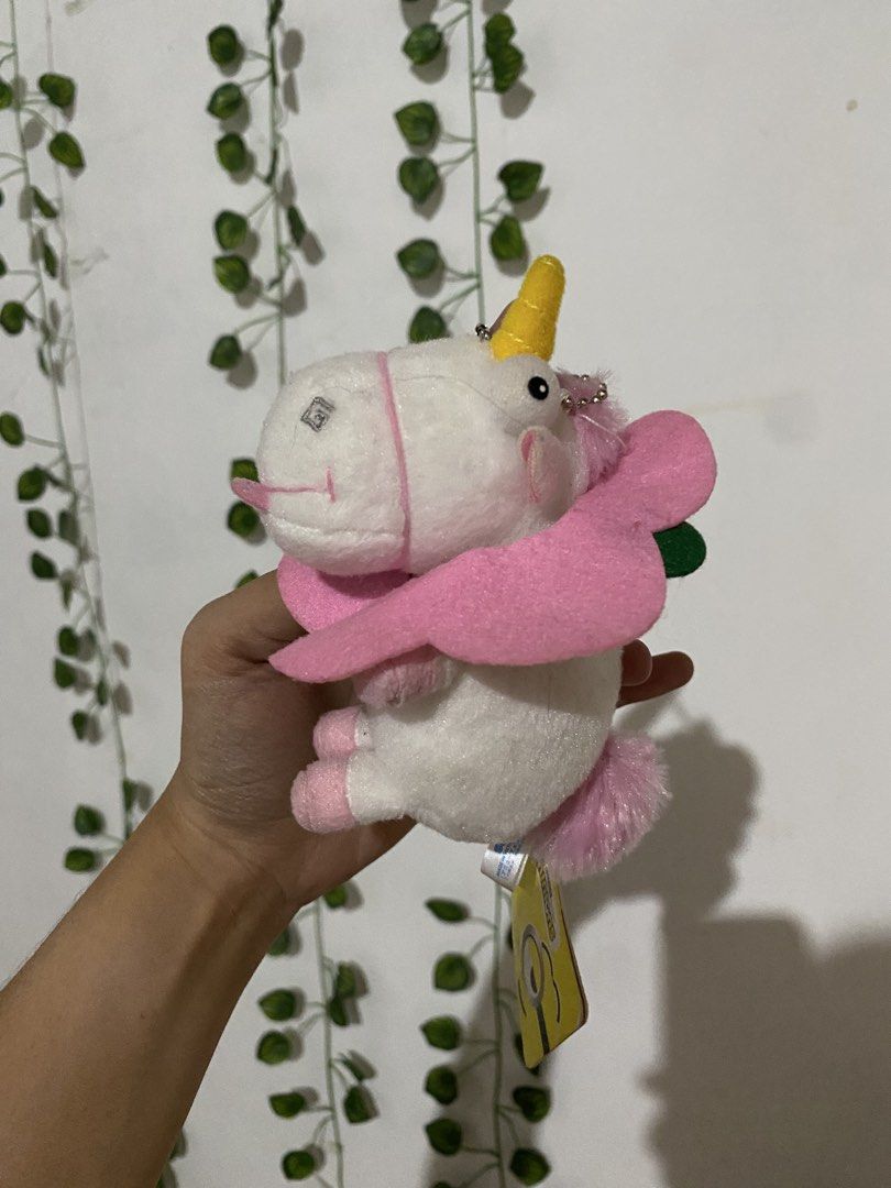 Minions Agnes Fluffy Unicorn Charm (Category: Plushies & Soft Toys) located in Guagua. Submitted by toy_corner (Listing ID 1466564331, Image 1). Description: Brand new with Paper tag NO ISSUE CLEAR ETIKETA Pampanga loc MOP: Gcash J&t Courier.