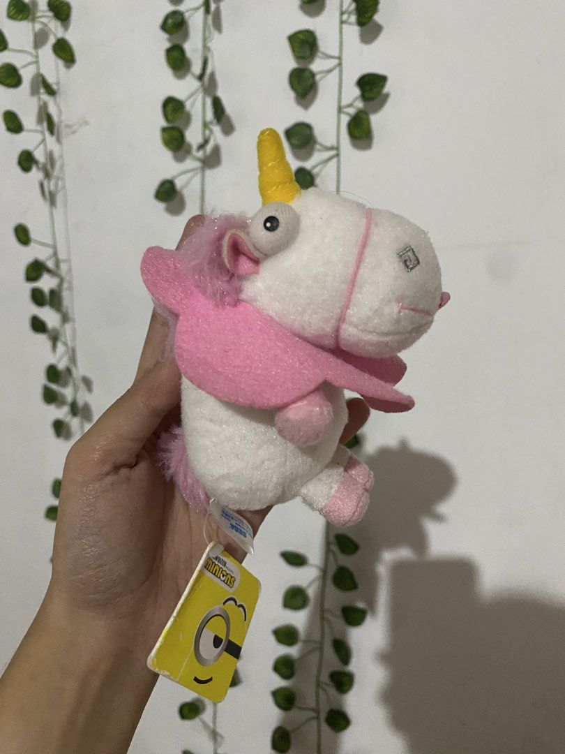 Minions Agnes Fluffy Unicorn Charm (Category: Plushies & Soft Toys) located in Guagua. Submitted by toy_corner (Listing ID 1466564331, Image 2). Description: Brand new with Paper tag NO ISSUE CLEAR ETIKETA Pampanga loc MOP: Gcash J&t Courier.