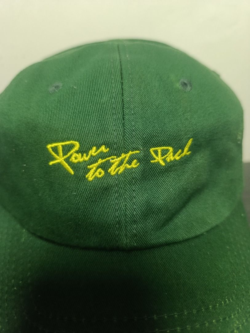 Minnesota Timberwolves NBA Green Cap (Category: Caps & Hats) located in Pasig City. Submitted by firstpick_thrift (Listing ID 1466772884, Image 2). Description: - Authentic green Minnesota Timberwolves hat - Yellow stitched 'Power to the Pack' text on the front - Official NBA patch sewn on the left side - Team name embroidered above the adjustable strap - Secure metal buckle closure - Clean and comfortable cotton material.