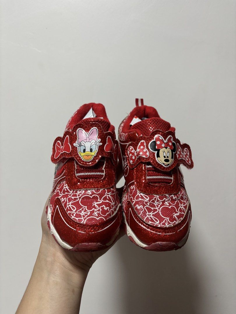 Minnie shoes with lights (17cm) (Category: Babies & Kids Fashion) located in Imus. Submitted by littlebooythriftstore (Listing ID 1466745811, Image 2). Description: Bacoor.