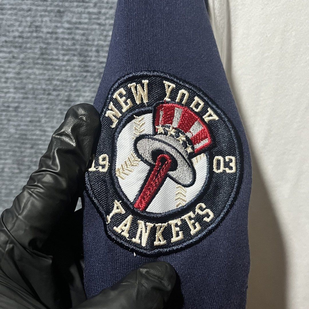 MLB NEW YORK YANKEES (Category: Activewear) located in Naga. Submitted by goodfinds_only.v1 (Listing ID 1466582233, Image 3). Description: FOR SALE -MLB NEW YORK YANKEES SIZE:MEDUIM MEASUEREMENTS WIDTH:21 INCHES LENGTH:28 INCHES COLOR RATE:10/10 EXCELLENT CONDITION NO FLAWS DM ME TO PURCHASE!.