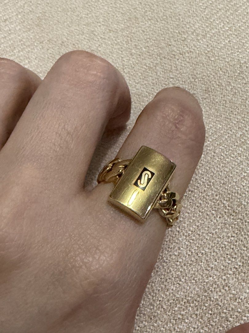 Monaco ring (Category: Rings) located in Quezon City. Submitted by shopwithmycloset (Listing ID 1466648981, Image 3). Description: Monaco ring 18k Saudi gold Size 7.5 2.9g Rfs need smaller size .