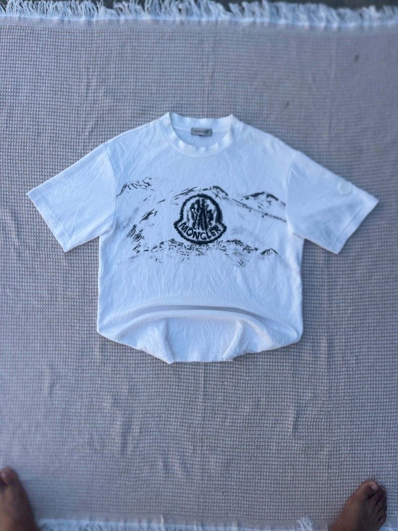 Moncler Mountain Shirt (Category: Activewear) located in Manila. Submitted by neil_sellingaccount (Listing ID 1466600156, Image 1). Description: Size large 23 width 29 length 10/10 color rate Excellent No issue.