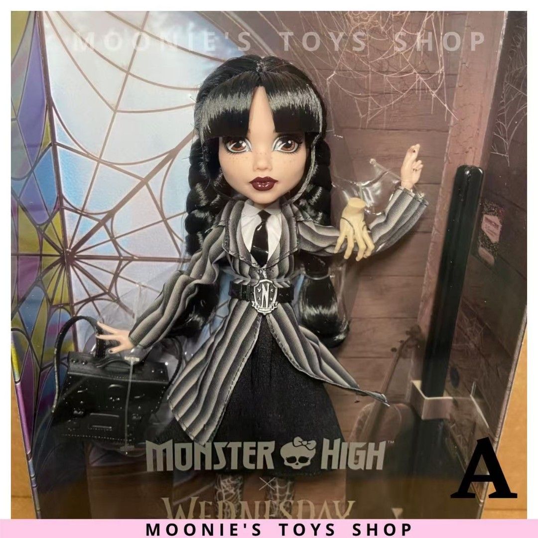 Monster high wednesday doll (Category: Kids Toys) located in Manila. Submitted by andy.andy23 (Listing ID 1466712734, Image 2). Description: Price: 3800 (perfect box, picture A and b). Price : 3500 (flawed with box, picture C). 2.Location: alabang 3.MOP:GCash 4.Courier:Lalamove (same day delivery) 6.Shipping at buyer's expense..