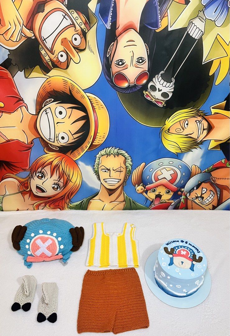 Monthly Milestone Chopper One Piece (Category: Babies & Kids Fashion) located in Quezon City. Submitted by klawdeclutteeeeerr (Listing ID 1466769732, Image 2). Description: UNISEX 6-8mos CUSTOME MADE BANNER NOT INCLUDED.