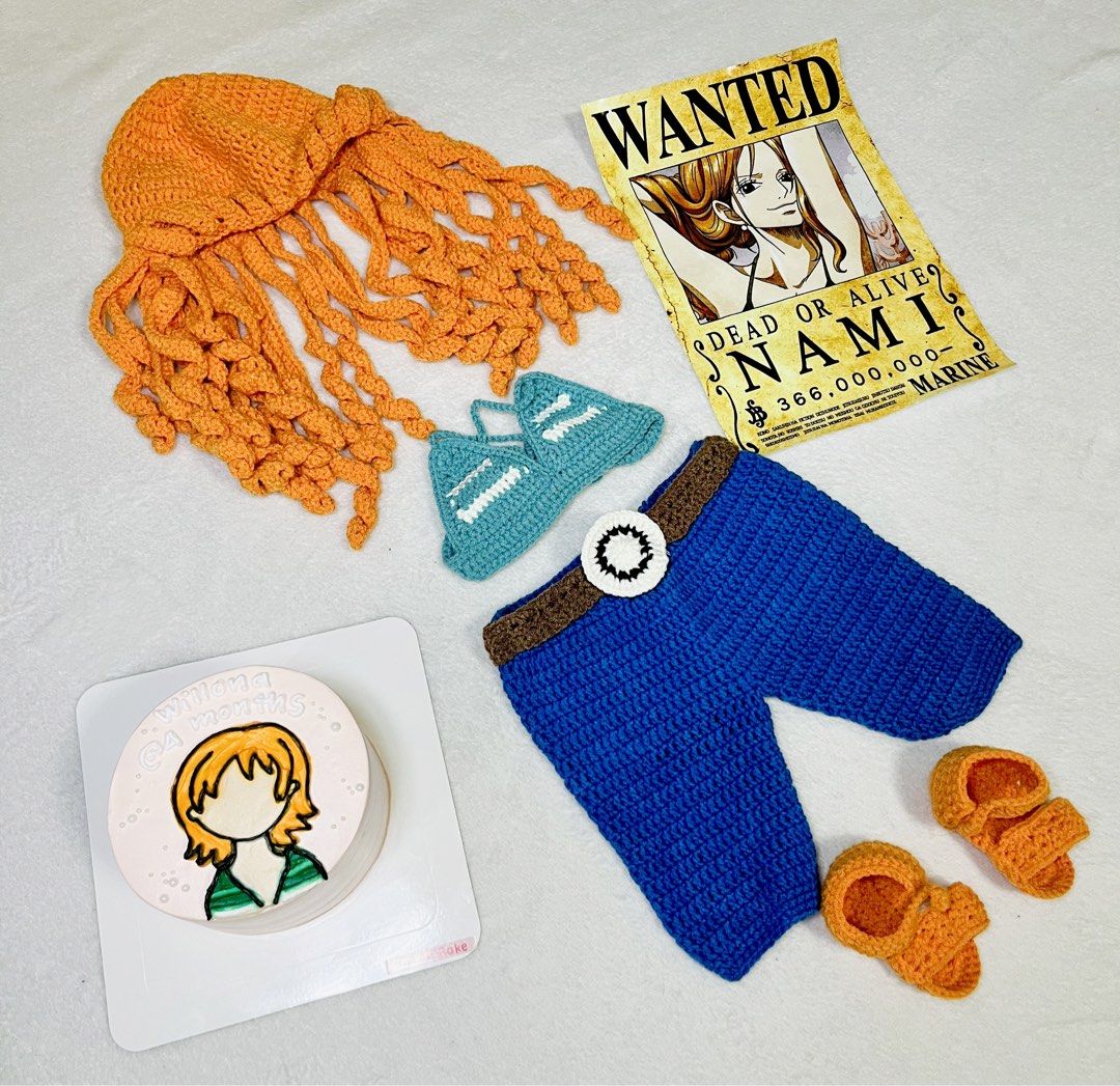 Monthly Milestone- Nami One Piece (Category: Babies & Kids Fashion) located in Quezon City. Submitted by klawdeclutteeeeerr (Listing ID 1466769573, Image 1). Description: LIKE NEW NAMI OF ONE PIECE CAN FIT UP TO 4-6mos BANNER NOT INCLUDED CUSTOM MADE 1st Owner #Monthlymilestone #OnePiece.