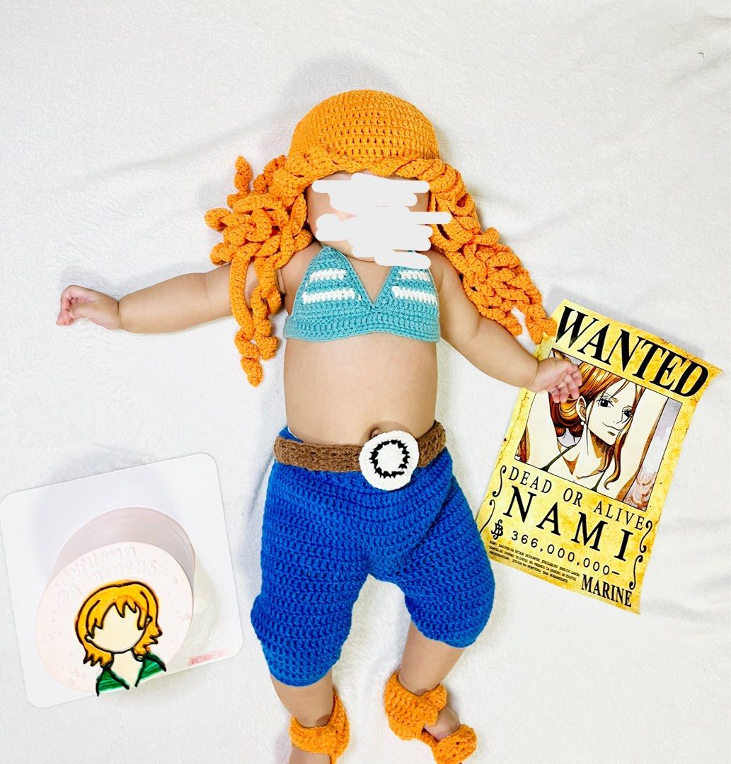 Monthly Milestone- Nami One Piece (Category: Babies & Kids Fashion) located in Quezon City. Submitted by klawdeclutteeeeerr (Listing ID 1466769573, Image 3). Description: LIKE NEW NAMI OF ONE PIECE CAN FIT UP TO 4-6mos BANNER NOT INCLUDED CUSTOM MADE 1st Owner #Monthlymilestone #OnePiece.