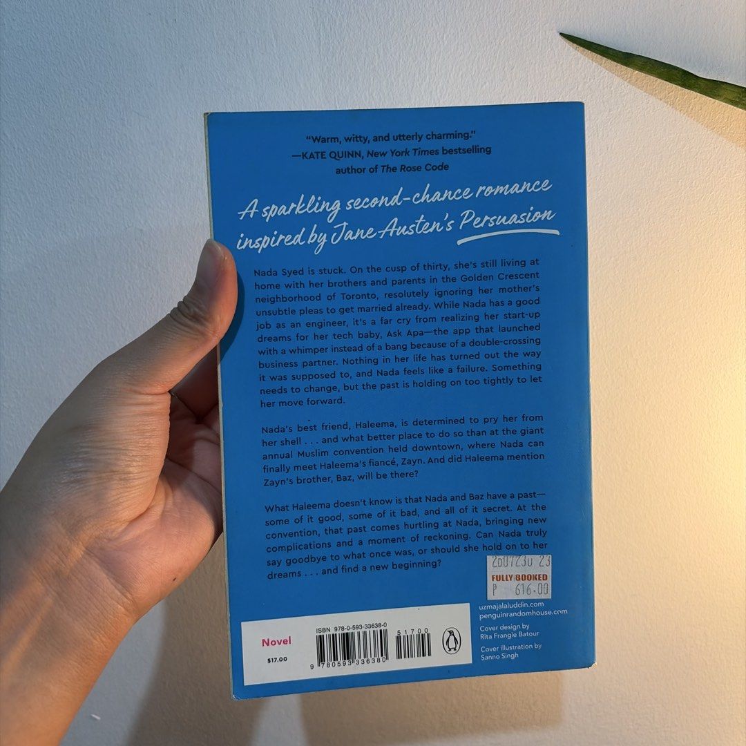 Much Ado About Nada by Uzma Jalaluddin (Category: Storybooks) located in Manila. Submitted by ajdeclutter (Listing ID 1466586629, Image 3). Description: - Title: Much Ado About Nada by Uzma Jalaluddin - Genre: Second-chance romance (inspired by Jane Austen's Persuasion) - Format: Paperback edition published by Berkley .