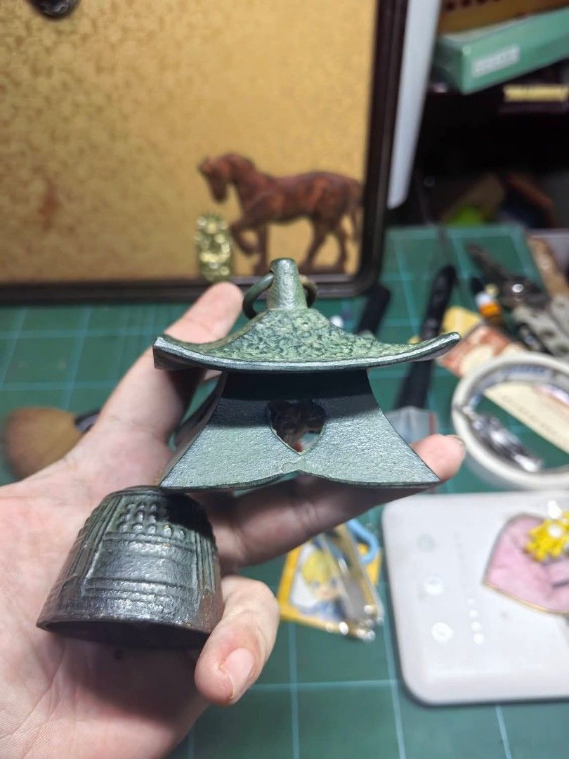 Nanbu Ironware Bell Windchime (Category: Other Home Decor) located in Cebu City. Submitted by dudes_villanueva (Listing ID 1466597504, Image 2). Description: Nanbu Ironware Bell Windchime In good condition - see all pics for overall condition..