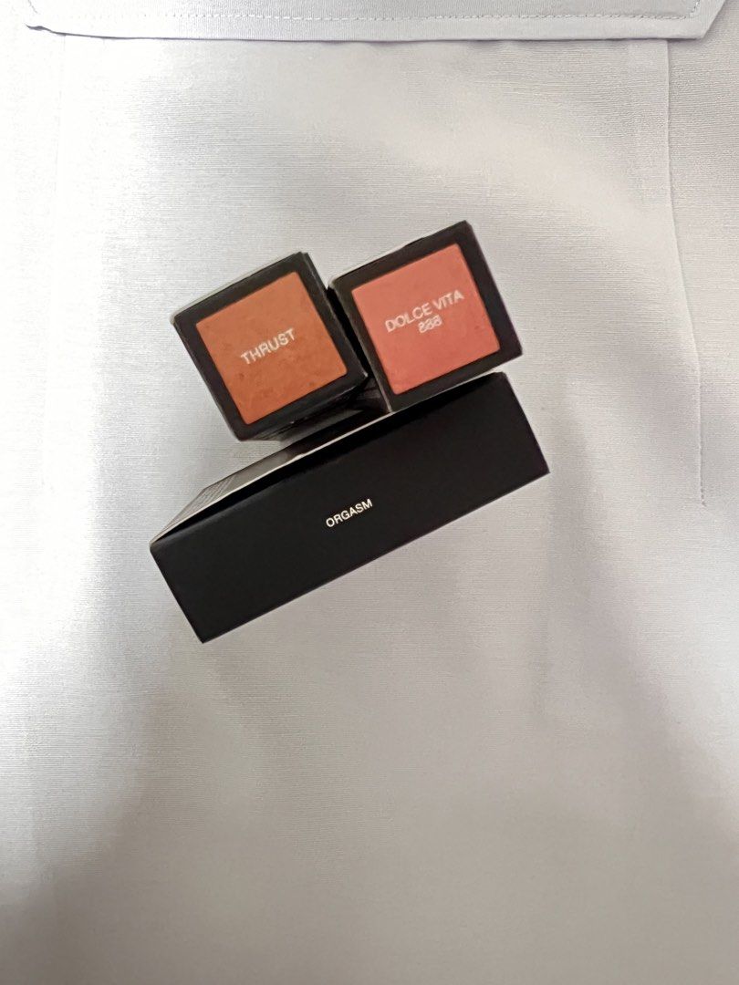 NARS BLUSH AND LIPSTICK SET (Category: Makeup) located in Angeles City. Submitted by ywnaa_aa (Listing ID 1466769629, Image 2). Description: - AUTHENTIC - Bought from Canada - BLUSH ₱900 - LIPSTICK ₱600 - Blush - used only twice - Lipstick - swatched only.