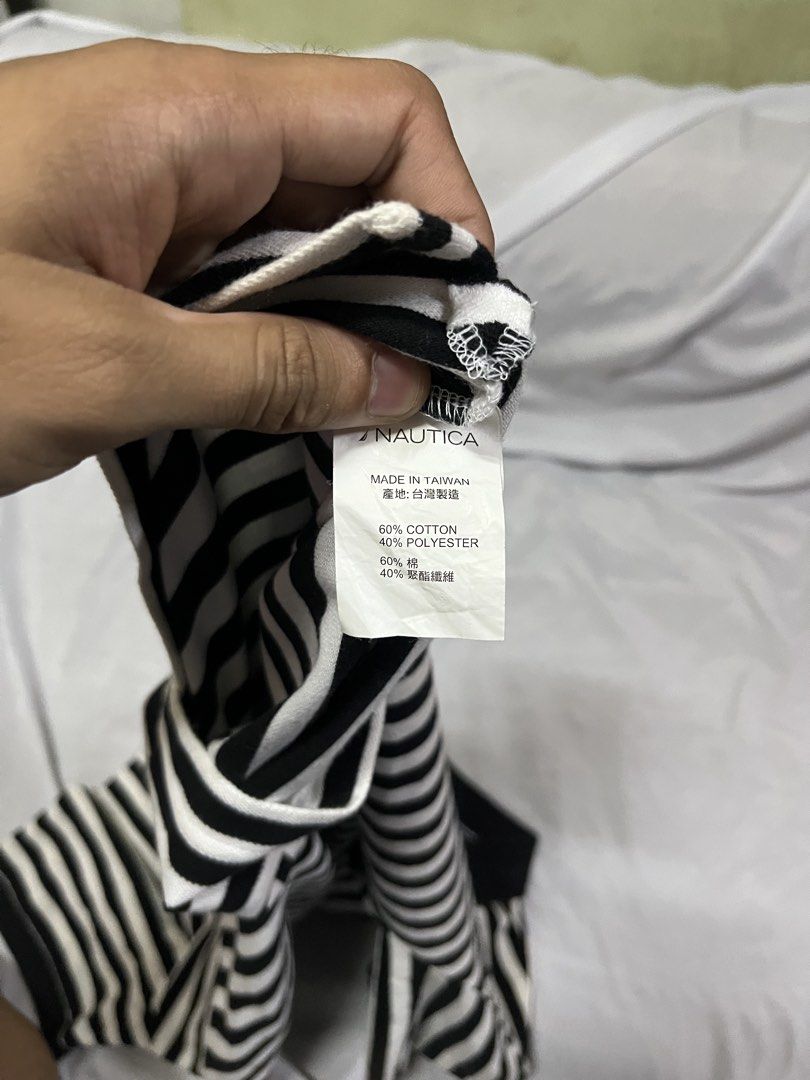 Nautica Stripe Polo Shirt (Category: Tshirts & Polo Shirts ) located in Muntinlupa City. Submitted by ninenine.collective (Listing ID 1466565489, Image 3). Description: 19.5/25.