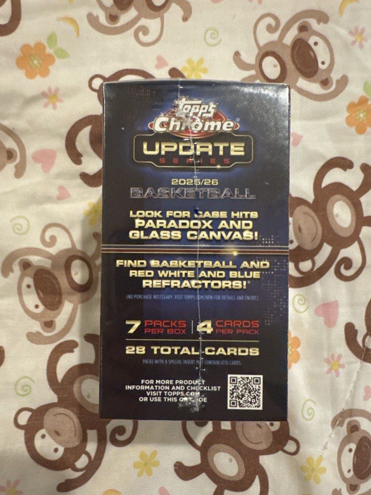 NBA Topps Chrome Update Blaster/Value Box (Category: Card Packs) located in Quezon City. Submitted by huey_uy (Listing ID 1466663382, Image 2). Description: Brand New and Sealed box -₱5500 Location- Quezon City.