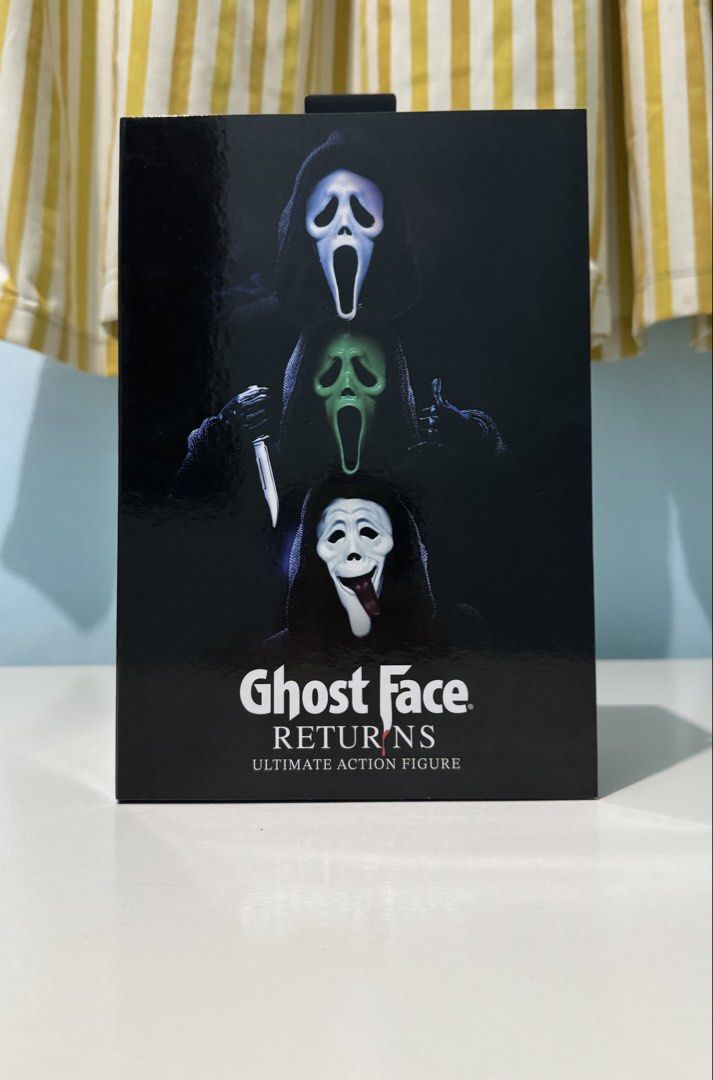 NECA Ghost Face Returns Ultimate Action Figure MISB Authentic (Category: Action & Battle Toys) located in Calamba. Submitted by dk.collectiblesph (Listing ID 1466682120, Image 1). Description: NECA Ghost Face Returns Ultimate Action Figure MISB Authentic Price: 3,000 php firm Loc: laguna Can ship via j&t or lalamove.