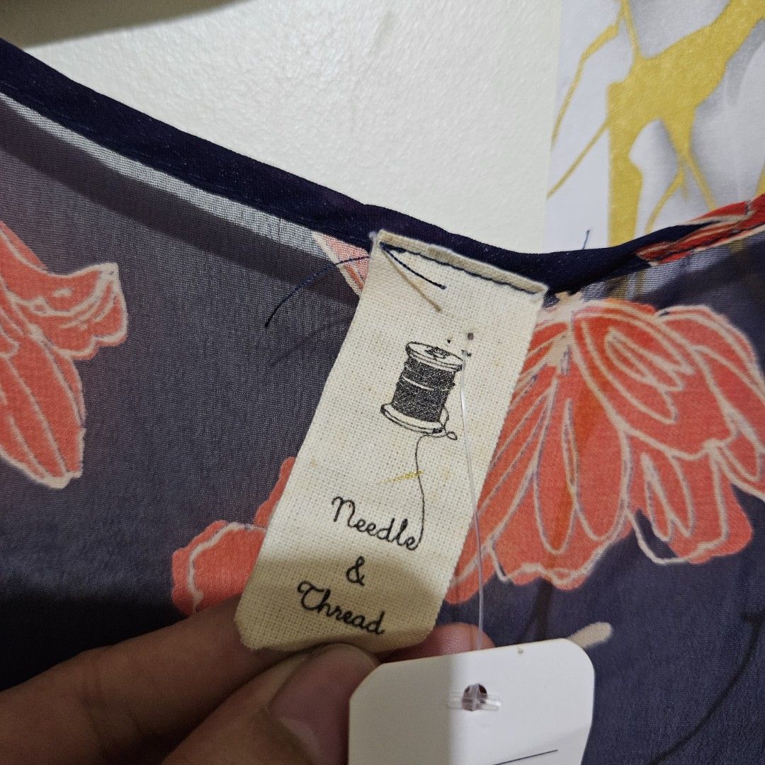 Needle & Thread Floral Blouse floral see through (Category: Blouses) located in Digos. Submitted by marianfinds (Listing ID 1466630248, Image 3). Description: small-medium ♡Authentic/preloved item. Actual photos posted. Please check all photos and details carefully before purchasing. Minor signs of use may be present. 📌Please manage your expectations this is not brandnew ●Color may vary due to lighting Walk in buyers are always welcome!✨️ 📍Loca