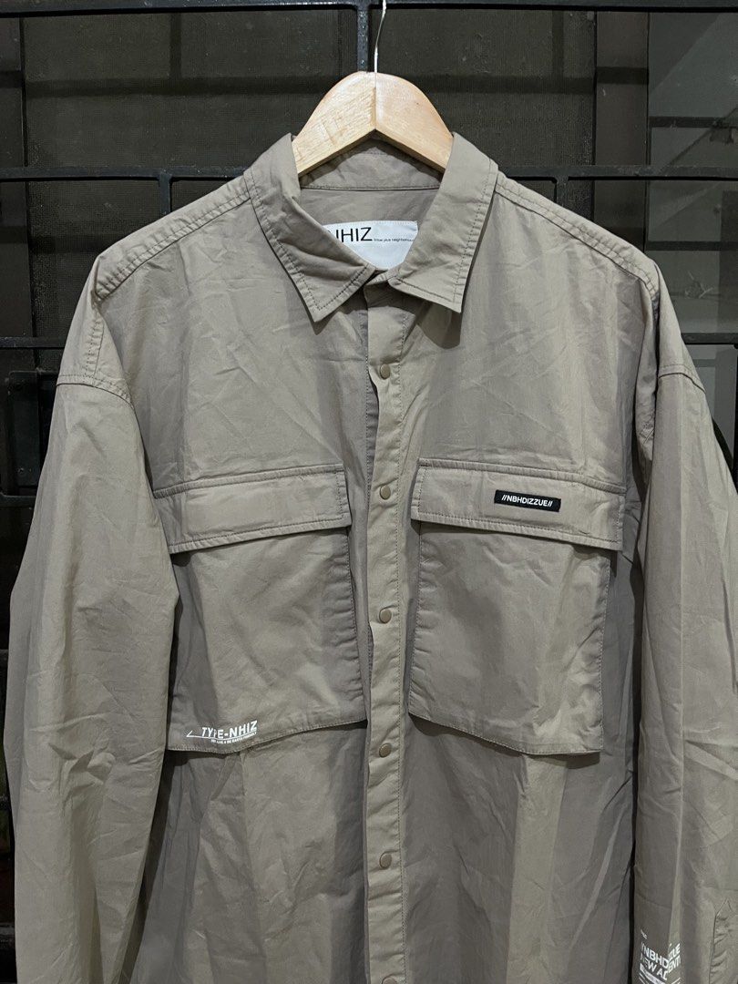 Neighborhood x Izzue Overshirt (Category: Coats, Jackets and Outerwear) located in Baguio. Submitted by whatthestore (Listing ID 1466694028, Image 2). Description: 24x31.