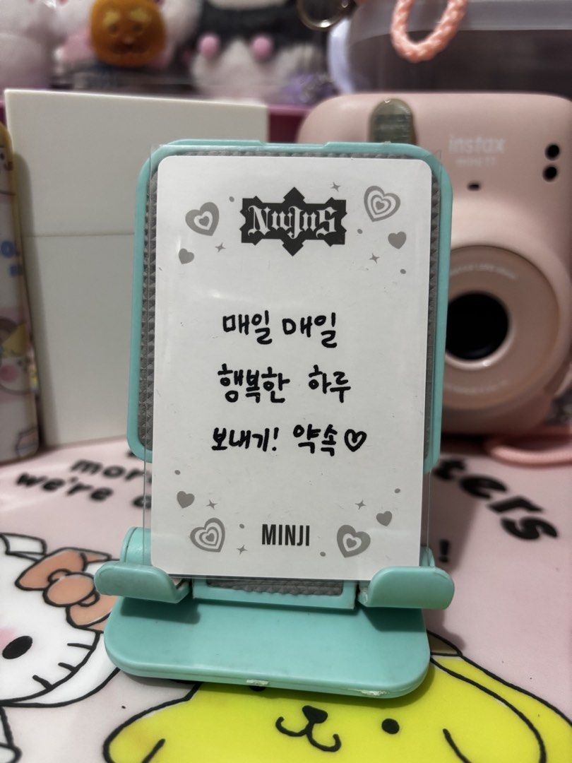 New jeans minji authentic photocard (Category: K-Wave Merchandise) located in Manila. Submitted by nagusamero (Listing ID 1466716137, Image 2). Description: Fixed price with freebies and toploader -authentic - from new jeans album .