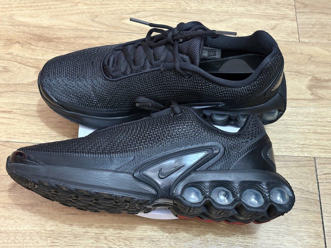 Nike Air Max Dn Black | Size US 7Y (Category: Sneakers) located in Quezon City. Submitted by karinadv (Listing ID 1466617653, Image 1). Description: - Model: Nike Air Max Dn 'Triple Black' - Size: US 7Y / UK 6 / EUR 40 / 25cm - Unisex - Still in a very good condition Loc. Project 4, QC.