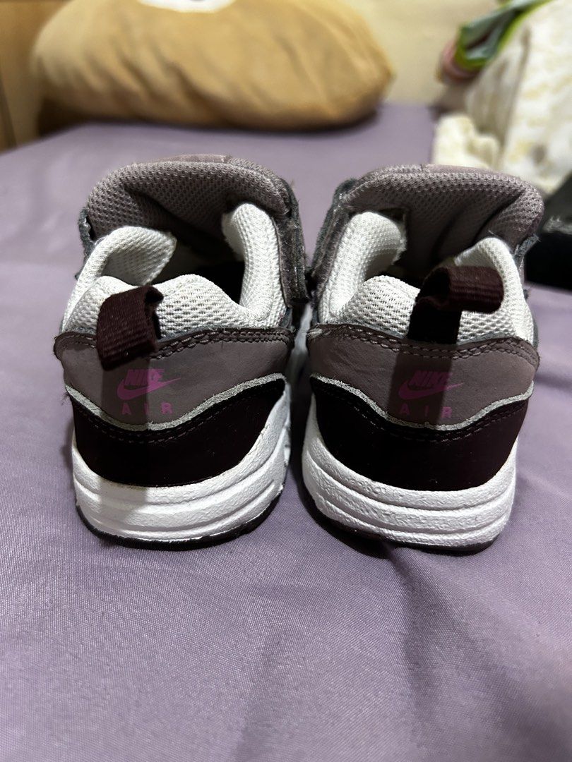 Nike air max for baby (Category: Babies & Kids Fashion) located in Dasmarinas. Submitted by jedskie0810 (Listing ID 1466689008, Image 2). Description: This is used once as in one time only In pristine condition 9.9/10 no flaws No more box Size 7C Unisex.